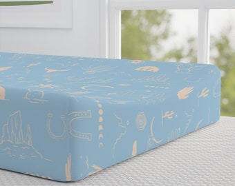 Baby Changing Pad Cover Boho Style, Baby Shower Gift for Boys