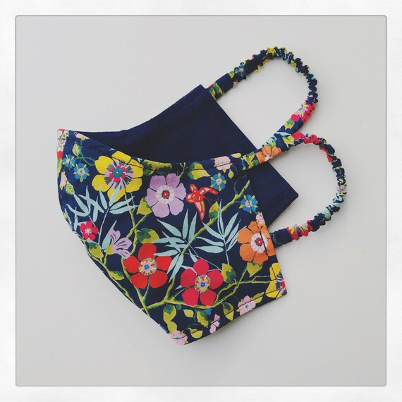 Flora Face Mask Liberty Of London Etsy Flora Face Mask Liberty Of London Etsy