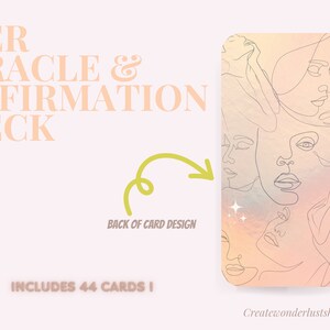 Su Oráculo y Baraja de Afirmación / Llama Gemela / Amor Propio / Lecturas de Amor / Tarjetas de Claridad y Afirmación / Manifestación (44 cartas)