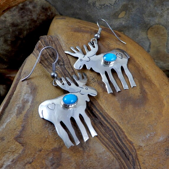 Moose nugget earrings deals