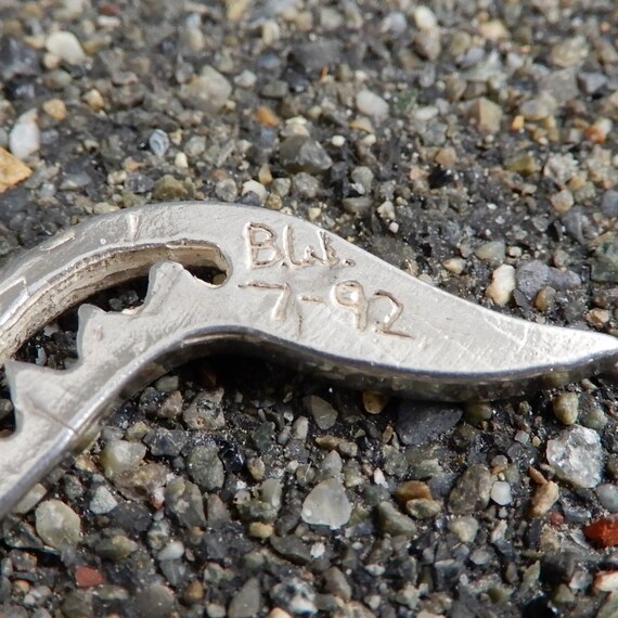 Rattle Snake Pin, Sterling, Diamond Back, Signed,… - image 5