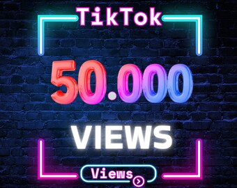 50 000 vues TikTok, 50 000 vues Tiktok, livraison rapide et fiable, achat de followers TikTok, followers organiques et réels, garantie à vie