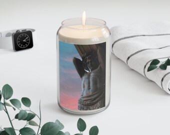 Statue Witnessing Time Scented Candle, 13.75oz