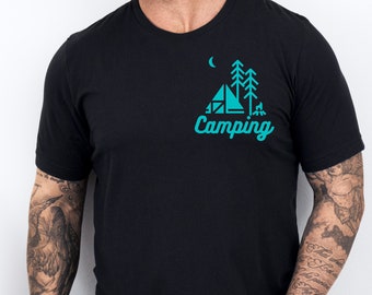 Magliette da campeggio, Campo, Abbigliamento da campeggio, Attrezzatura da campeggio, Relax, Tenda, T-shirt da tenda, T-shirt Natire, Natura, Boschi, Albero, T-shirt da albero