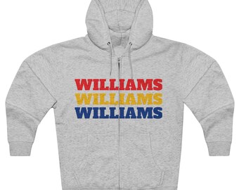 Williams Unisex Zip Hoodie