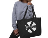 Revival X // Large organic tote bag