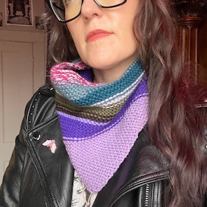 Handknit Bandana