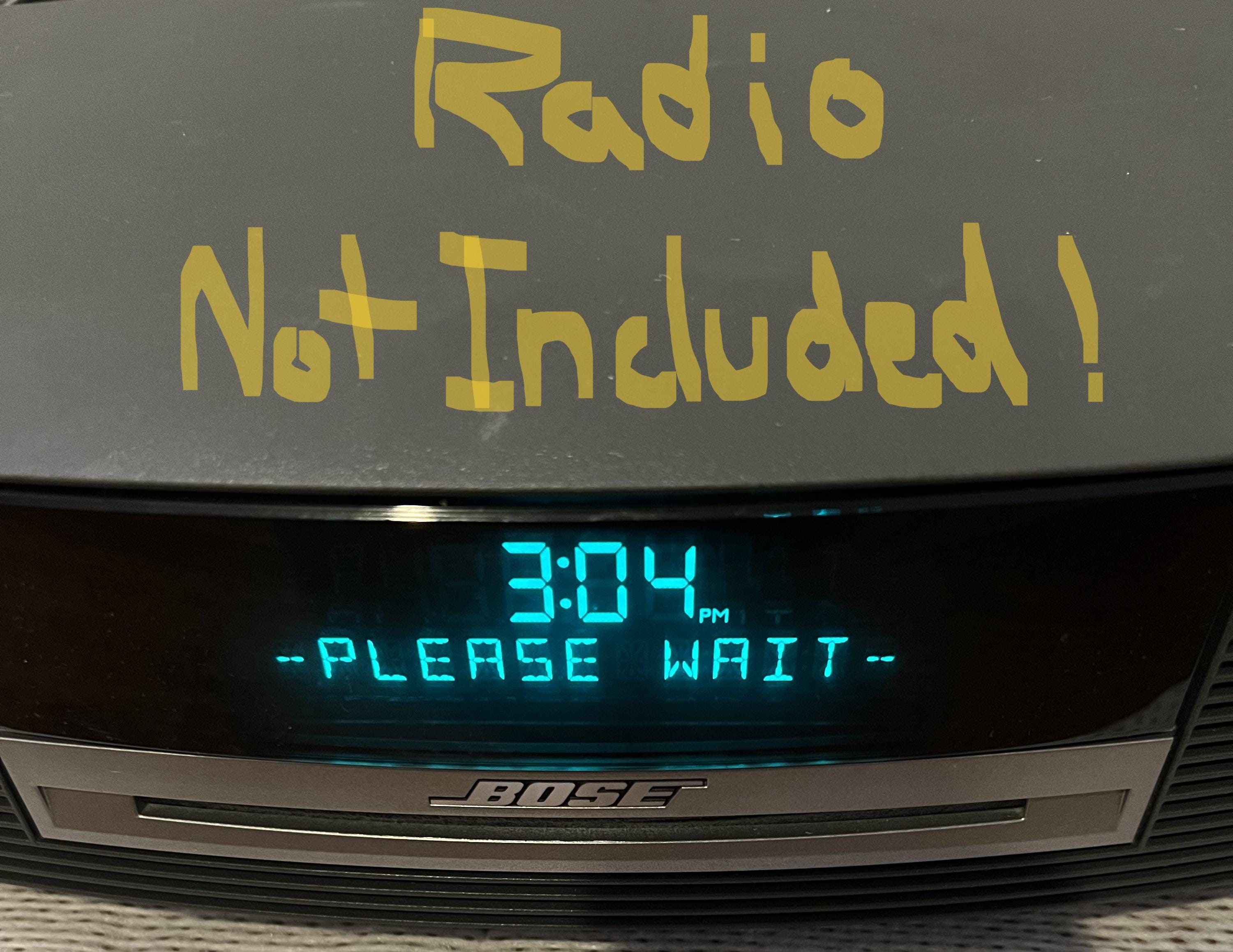 Bose Wave Music System AWRCC1 Self-service Repair Through-hole