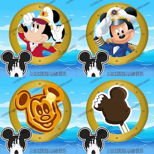 Disney Magnets, Mickey , Minnie , Cruise magnets