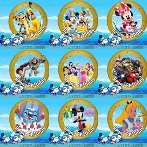 Disney-magneten, BIRTHDAY , Marvel, Pixar, Star Wars