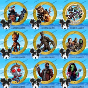 Disney Magnets GUARDIANS OF The GALAXY