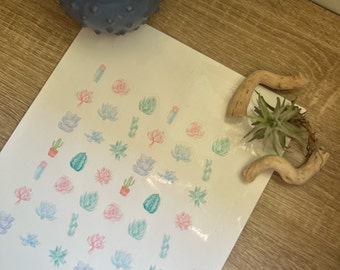 Assorted Succulent Stickers