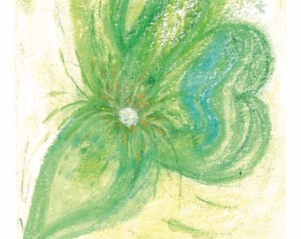 Love - Miracle Cards by Erika - Handmade Prints with Oil and Crayons