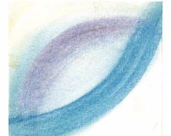 Awareness - Miracle Cards by Erika - Handmade Prints with Oil and Crayons