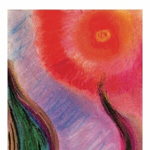 Felicidad - Miracle Cards de Erika - Impresiones hechas a mano con óleo y crayones
