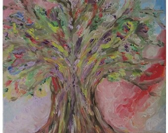 Vitality - Miracle Cards by Erika - Handmade Prints with Oil and Crayons
