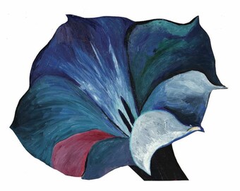 Abundance - Miracle Cards by Erika - Handmade Prints with Oil and Crayons