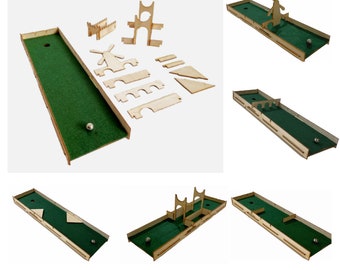 Finger Putts, Crazy Golf Game, Golf Board Game, Table Golf, Mini golf, Travel Game, Table Top Golf, Travel Board Game, Crazy Golf Board Game