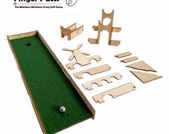 Finger Putts, Crazy Golf Game, Golf Board Game, Table Golf, Mini golf, Travel Game, Table Top Golf, Travel Board Game, Crazy Golf Board Game