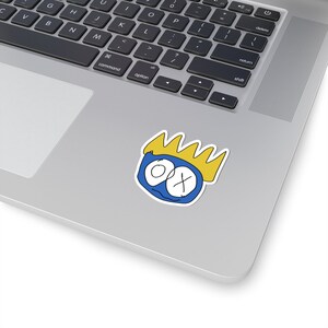 Blue Doodle Sticker from Rainbow Friends