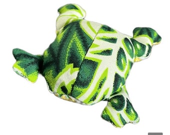 Day 10 Frog | handmade collectible cotton plushie decor gift