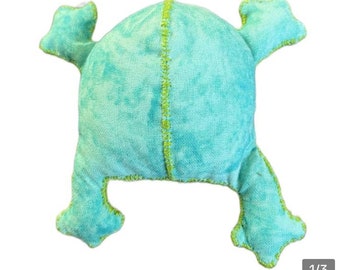 Day 1 Frog | handmade collectible cotton plushie decor gift