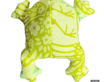 Day 27 Frog | handmade collectible cotton plushie decor gift