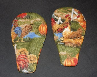 Pot Holders Magnetic Chickens Roosters