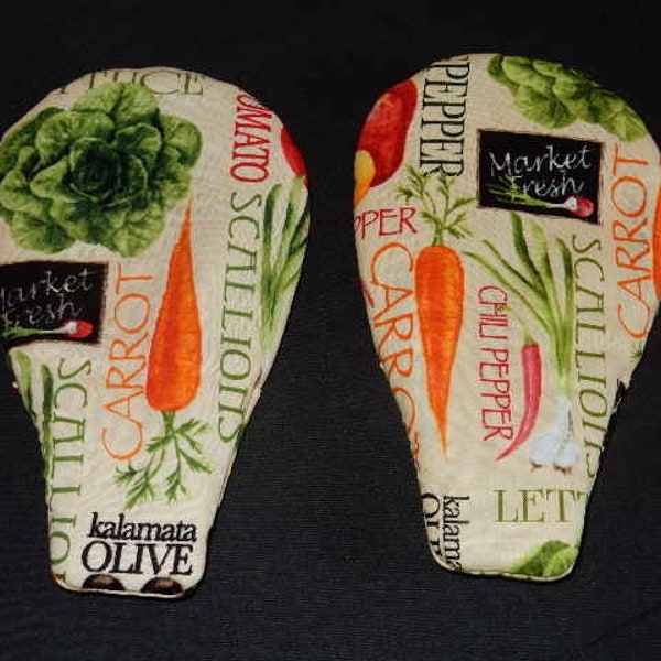 Pot Holders Magnetic Vegetable Carrots Lettuce
