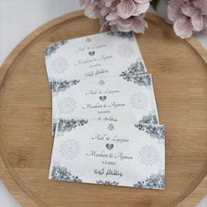Wet Wipes, Wedding Wet Wipes, Engagement Wet Wipe,Customized Wet Wipes,Moist Towelettes, Baby Shower Favors,Wedding Favors,Engagement Favors