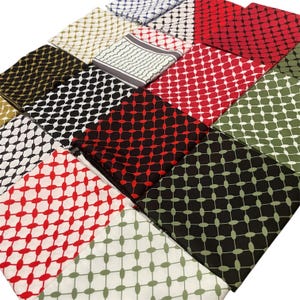 Keffiyeh Bandanas - Palästinensische Bandana - Palästina - Kufiyah - Stirnband - Kuffiyah - Kufiya - Tatreez - Wassermelone - Jordan - Stirnband