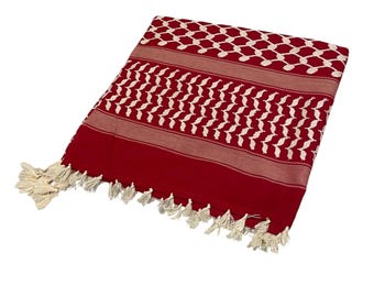 パレスチナ刺繍のクーフィーヤ、パレスチナのシェマグクーフィーヤ、黒