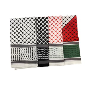Keffiyeh Bandana - Palestinian Bandanas - Palestine Kufiyah - Headband - kuffiyah - Kufiya - watermelon - Jordan - Headband