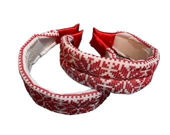 Palestinian Headbands - Handmade - Palestine - Kufiyah - Headband - kuffiyah - Kufiya - Tatreez - watermelon - Jordan - Jordanian