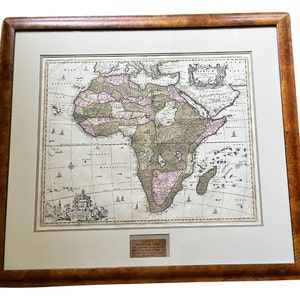 1690 Nicolas Visscher Original Landkarte Afrika