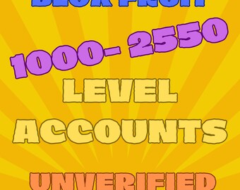 Blox Fruit Accounts - 1000 - 2550 Level - Mythical Chance - Unverified