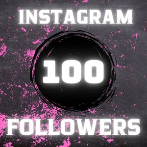 100 Instagram Followers Global Guaranteed