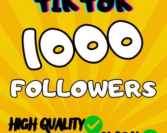 1000 seguidores de Tiktok en todo el mundo garantizados
