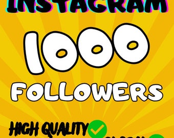 1000 Instagram-Follower weltweit garantiert