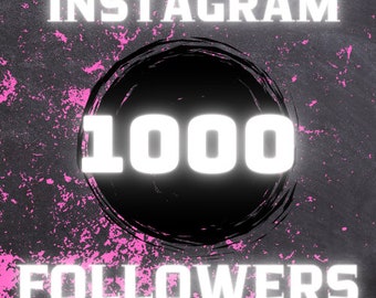 1000 Instagram Followers Global Guaranteed