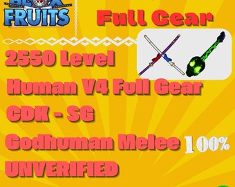 Blox Fruit - Human V4 Full Gear - CDK SG - Nicht verifiziert