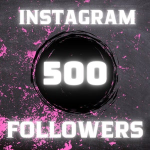 500 Instagram Followers Global Guaranteed