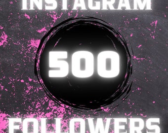 500 Instagram Followers Global Guaranteed