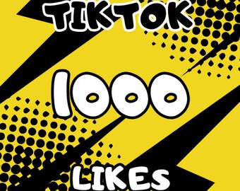 1000 Tiktok Likes Global Guaranteed