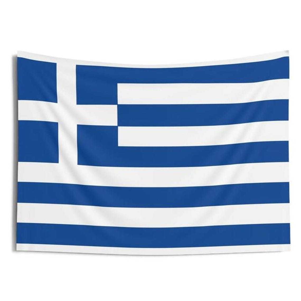 Greek Flag Indoor Wall Tapestry