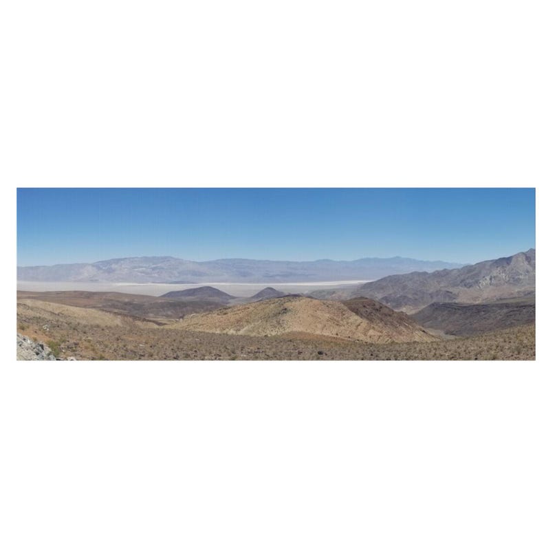Above Death Valley Panorama on Matte Stretched Canvas