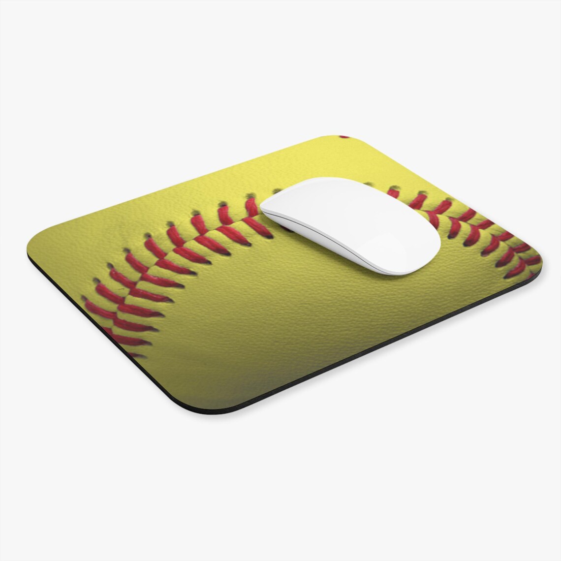Softball Ball Mouse Pad