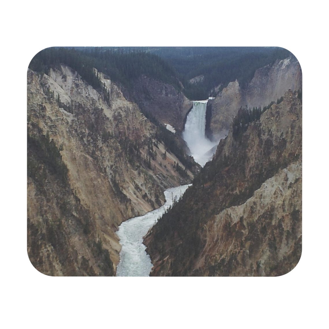 Yellowstone Falls Mouse Pad