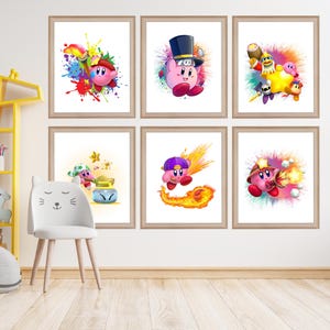 6 Retro Game-Inspired Poster - Digital Download