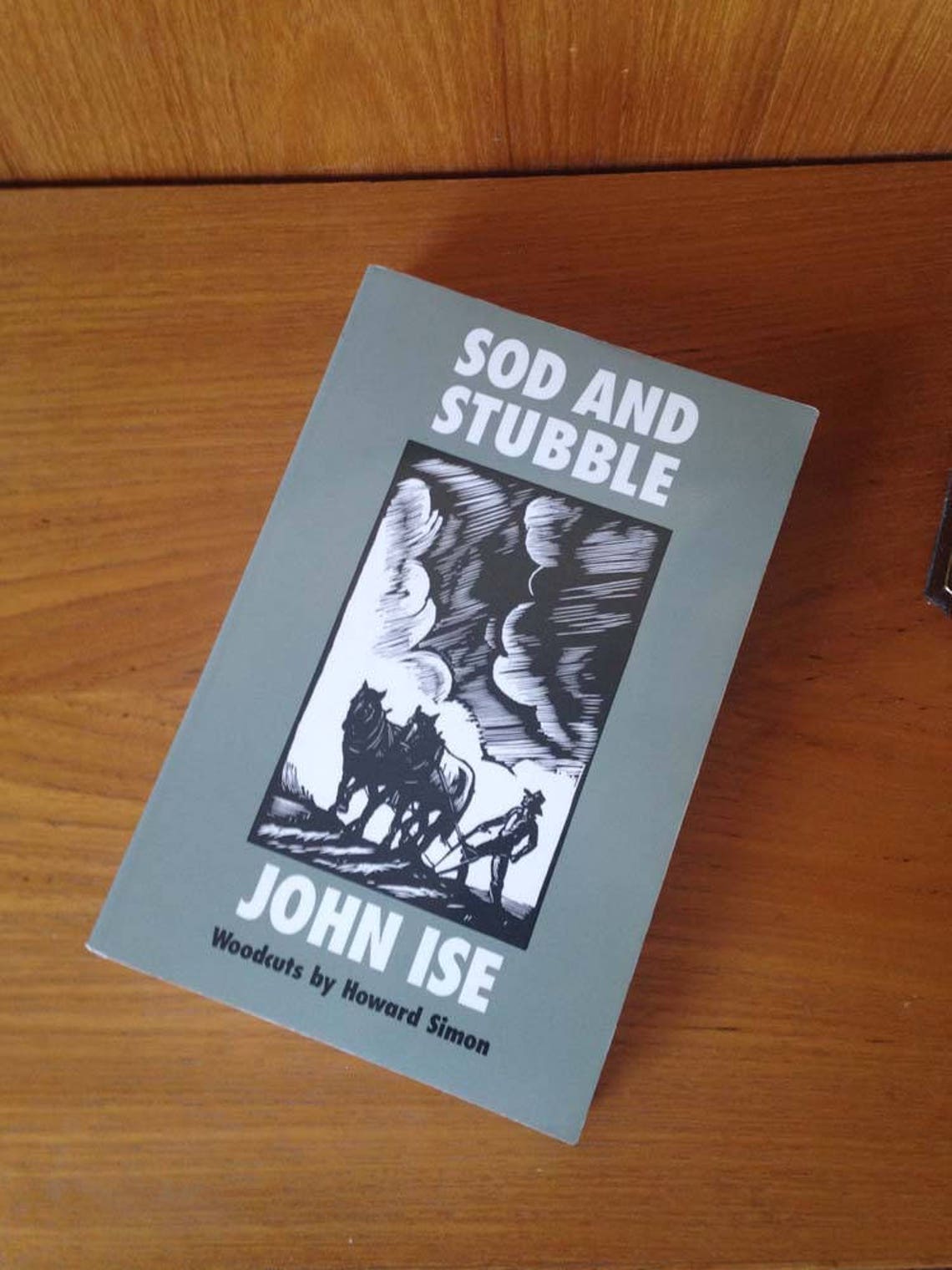 SOD AND STUBBLE by John Ise Woodcuts by Howard Simon Etsy
